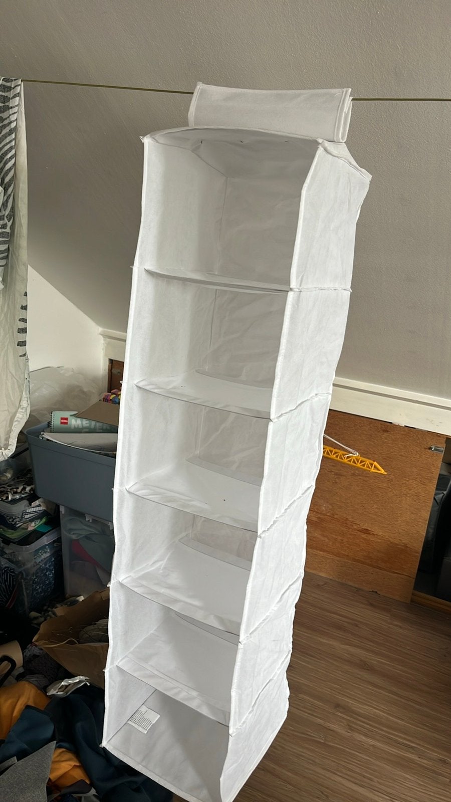 Witte hangende kast organizer met 6 vakken, Ophalen, Gebruikt