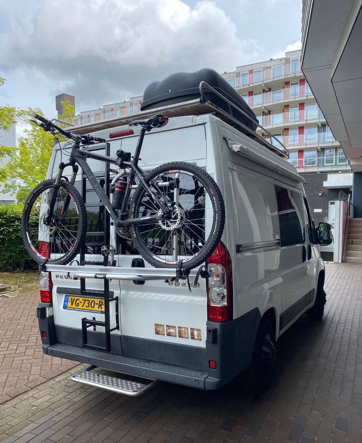 Equinox rvs imperiaal met platform, Auto diversen, Ophalen, Gebruikt