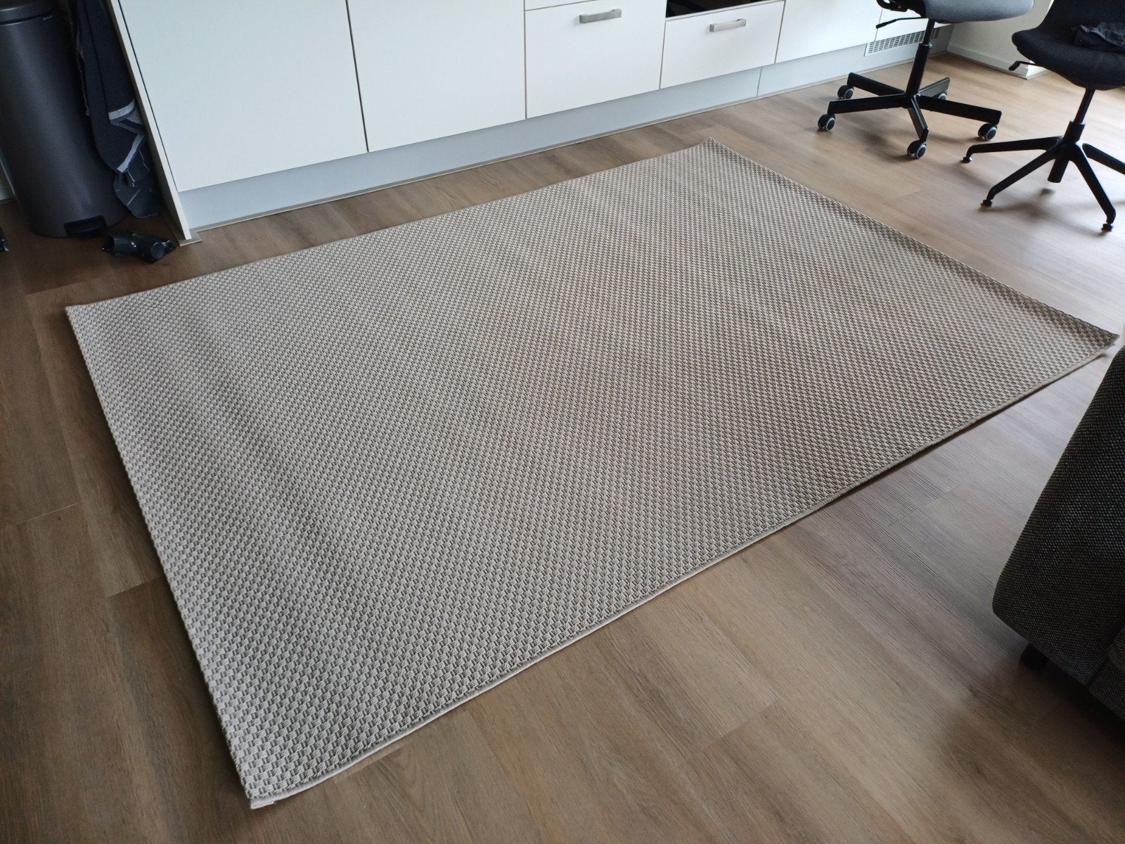 Ikea Morum vloerkleed 160 x 230 cm, Huis en Inrichting, Ophalen, Modern, Scandinavisch, Grijs, 150 tot 200 cm
