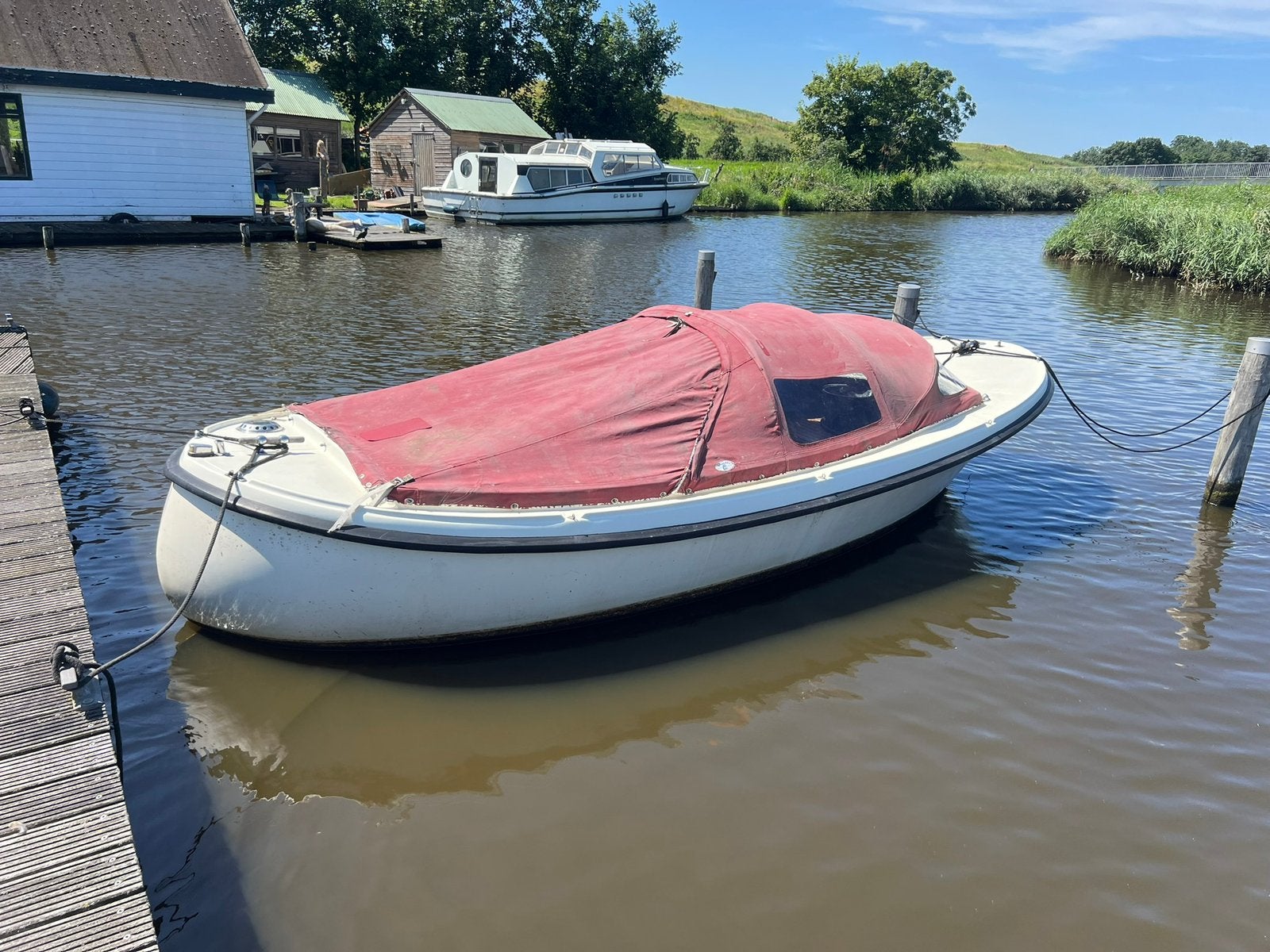 Spitsgat sloep, Gebruikt, Elektrische start, Binnenboordmotor, 1.00 - 1.50 meter