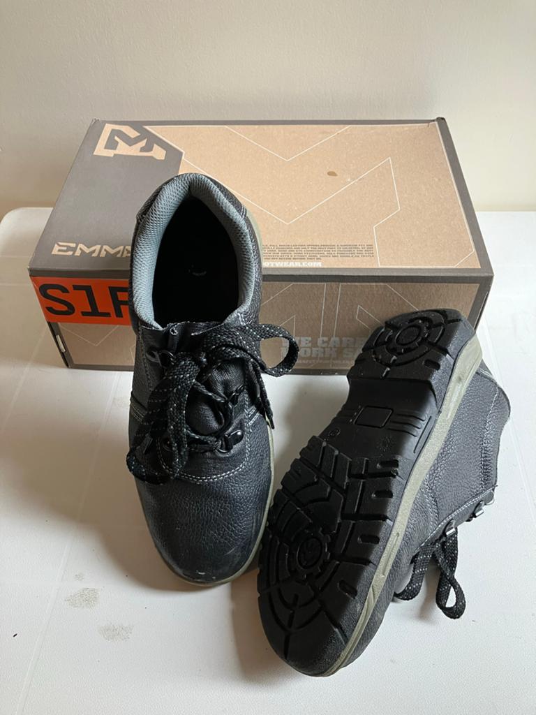 Emma S1P Werkschoenen - Zwart, Maat 42, Ophalen of Verzenden, Gebruikt