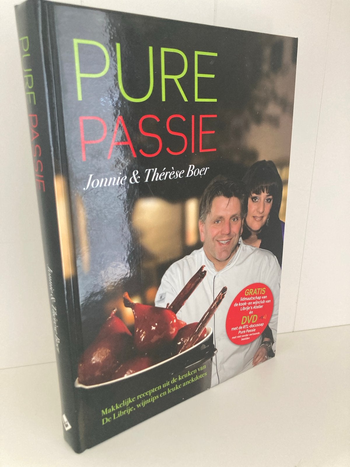 Pure Passie - Jonnie & Thérèse Boer  - kookboek, Boeken, Verzenden, Zo goed als nieuw