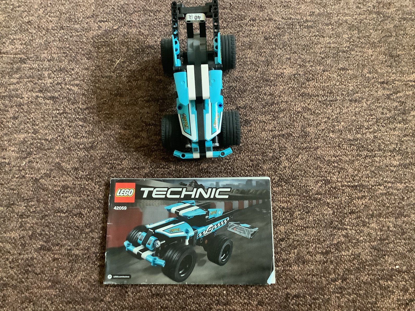 42059 lego technic pullback auto, Lego, Ophalen of Verzenden, Zo goed als nieuw, Technic