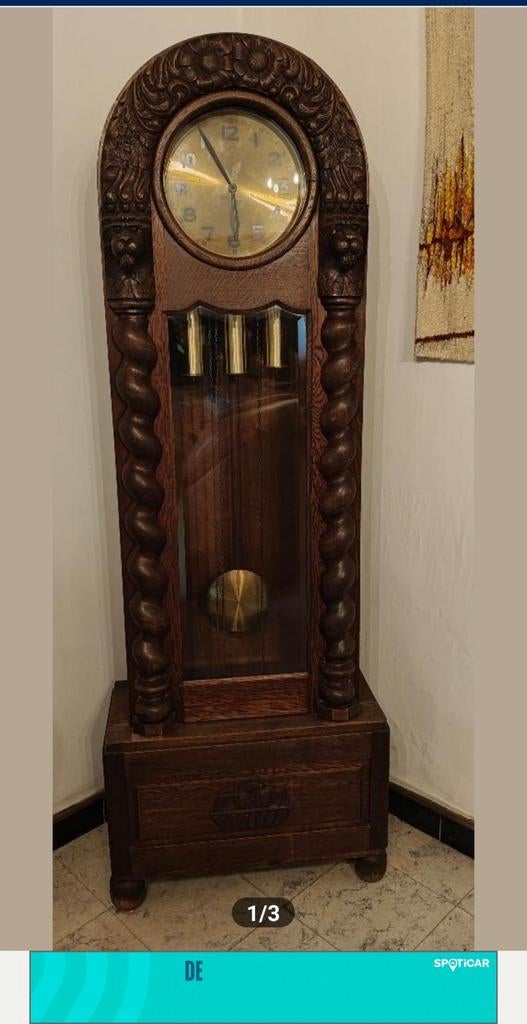 Artdeco klok  ophalen in belgie puurs, Antiek en Kunst, Antiek | Klokken, Ophalen of Verzenden