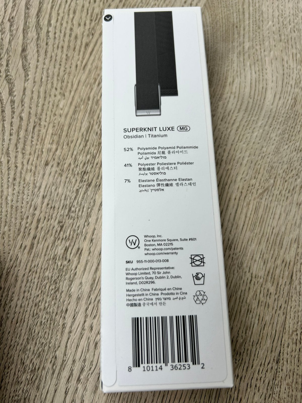 Nieuw superknit bandje Whoop MG, Ophalen of Verzenden, Nieuw, Zwart, Android