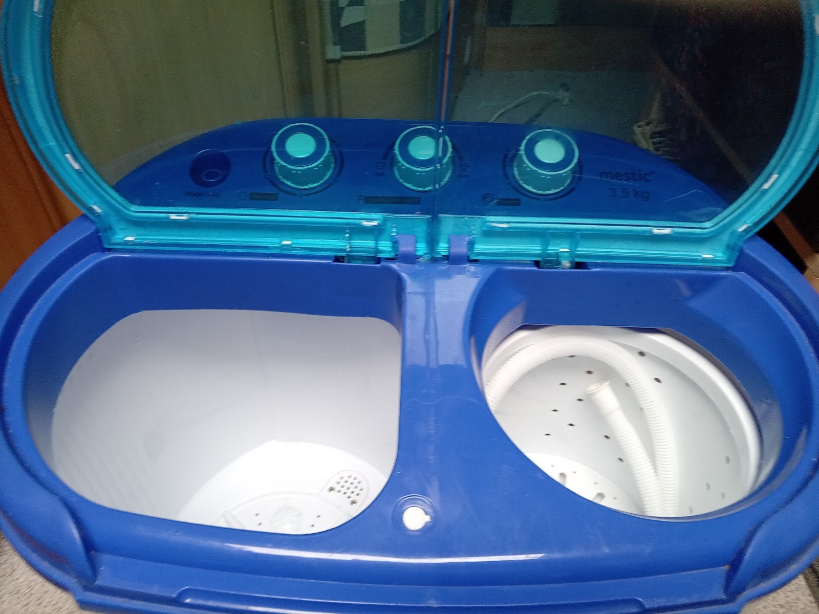 Mestic Mini Wasmachine 3.5 kg - Ideaal voor Camping/Camper, Witgoed en Apparatuur, Wasmachines, Ophalen, Zo goed als nieuw, Bovenlader