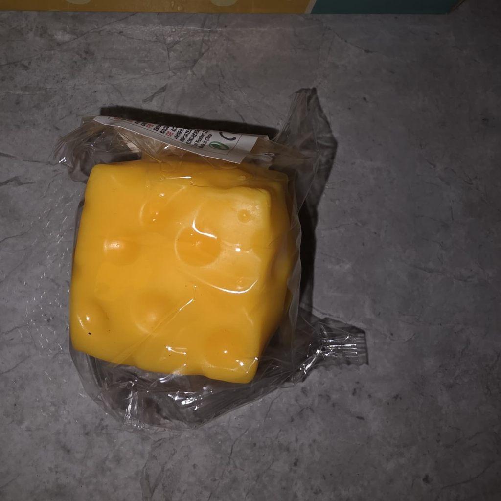 Cheese Squeeze - Knijpkaas Kubusvorm - Fidget Toy, Ophalen of Verzenden, Nieuw