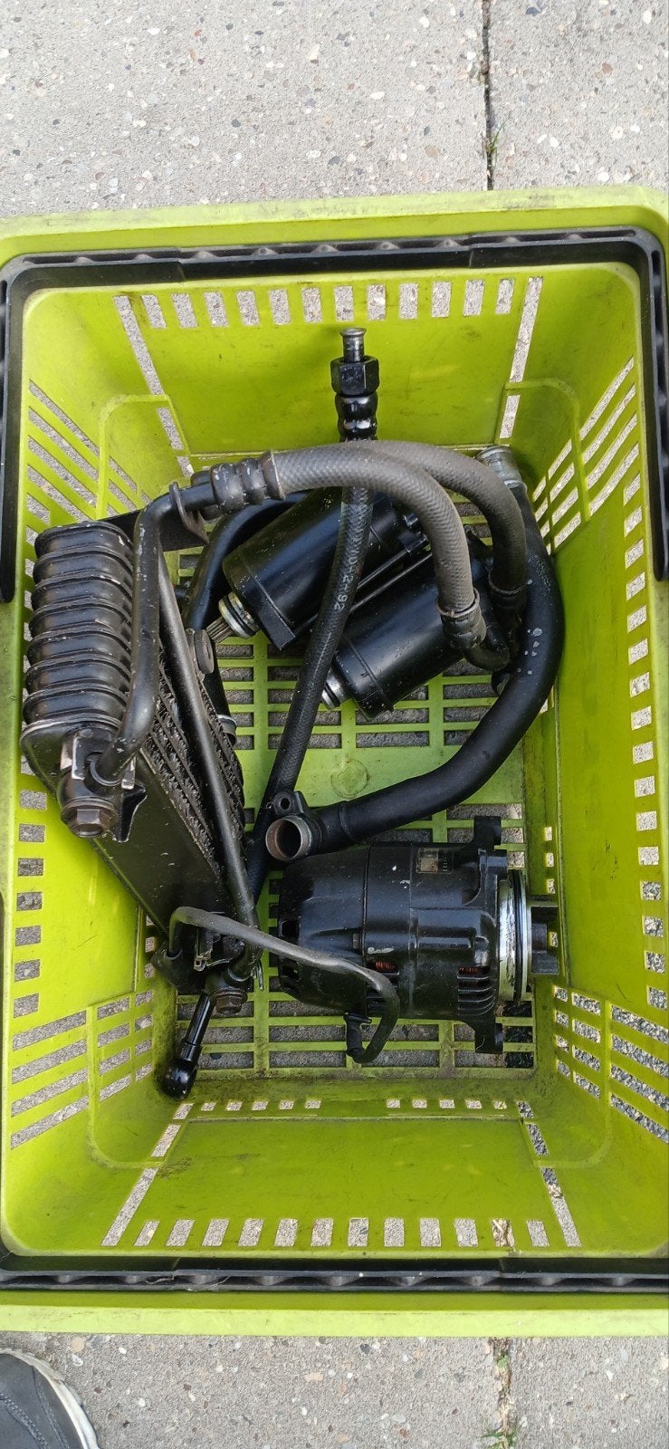 aangeboden moterdelen zzr 1100, Motoren, Ophalen