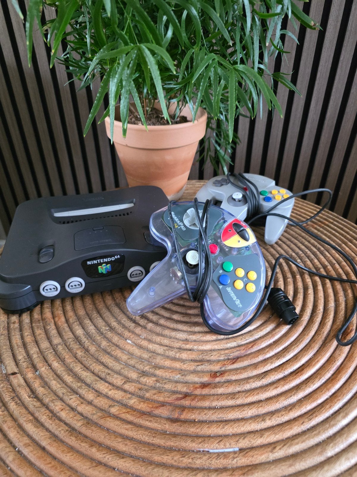 Nintendo 64 console met 2 controllers, Ophalen, Gebruikt, Met 2 controllers