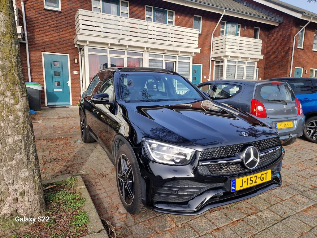 Mercedes-Benz GLC 200 270pk 4MATIC 9G-TRONIC 2019 Zwart, Auto's, Automaat, 2000 kg, Zwart, GLC