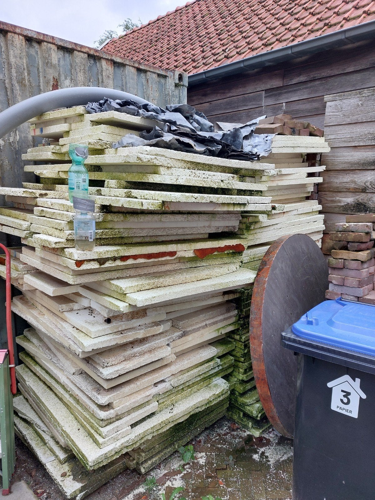 gratis isolatie materiaal. tempex. piepschuim, Doe-het-zelf en Verbouw, Ophalen of Verzenden, Gebruikt, Piepschuim (Tempex), 15 m² of meer