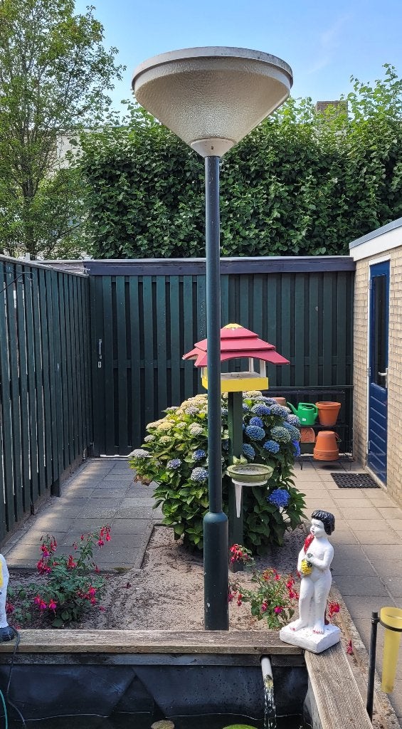 Straatlantaarn, Tuin en Terras, Buitenverlichting, Ophalen, Gebruikt, Staal, Staande lamp