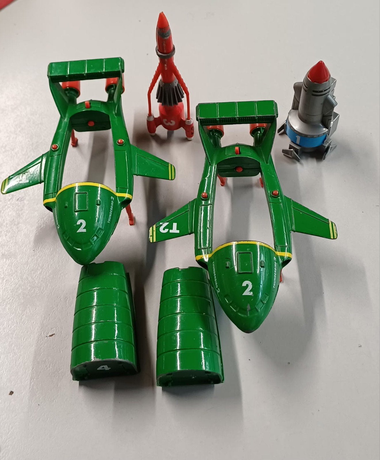 Thunderbirds speelgoedset - Opbrengst voor Dorcas, Ophalen of Verzenden, Gebruikt