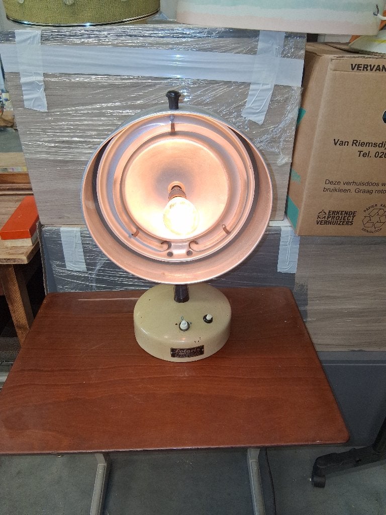 Vintage Dr. Müller Polaris Hoogtezon Lamp 1950 Duits Design, Bureaulamp, Gebruikt, E14 (klein), Ophalen of Verzenden