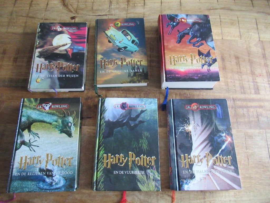 6 verschillende Hardcover delen Harry Potter boeken boek, Ophalen of Verzenden, Zo goed als nieuw, J.K. Rowling