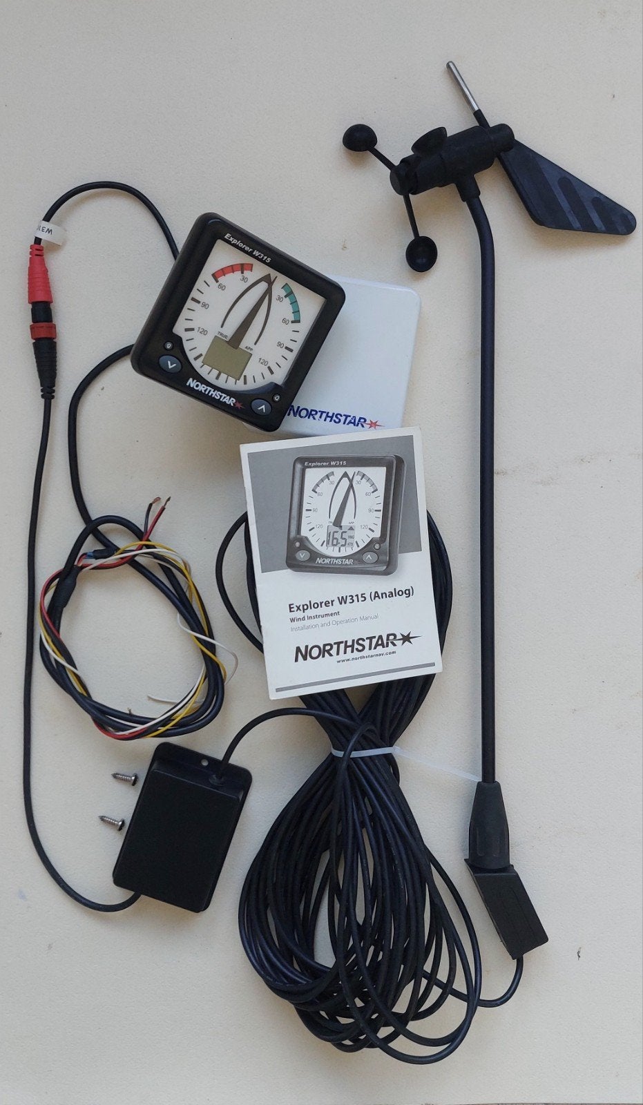 NAVMAN Northstar Wind klokje, Wind transducer ... (compleet), Ophalen of Verzenden, Zo goed als nieuw, Gps of Kompas