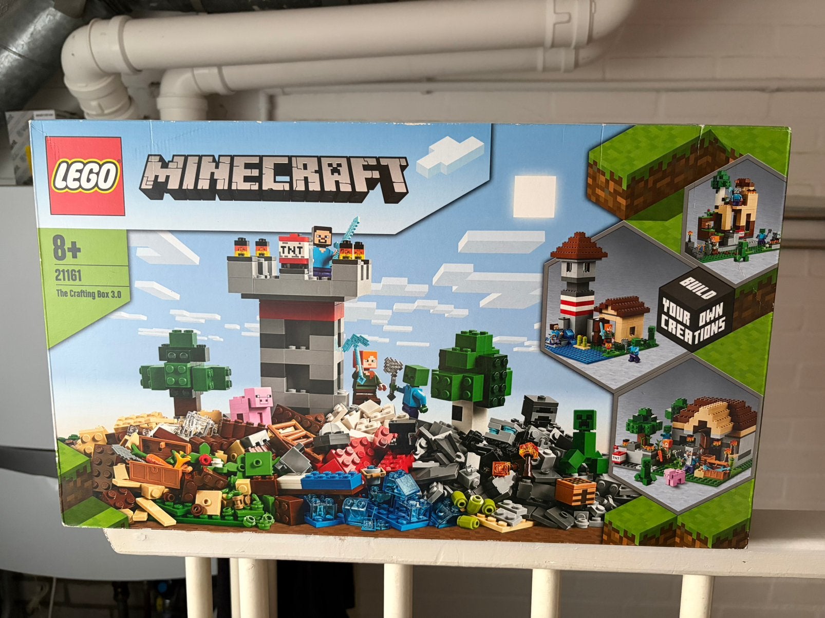 Lego minecraft 21161 the crafting box 3.0, Kinderen en Baby's, Minecraft, Lego, Nieuw, Ophalen of Verzenden