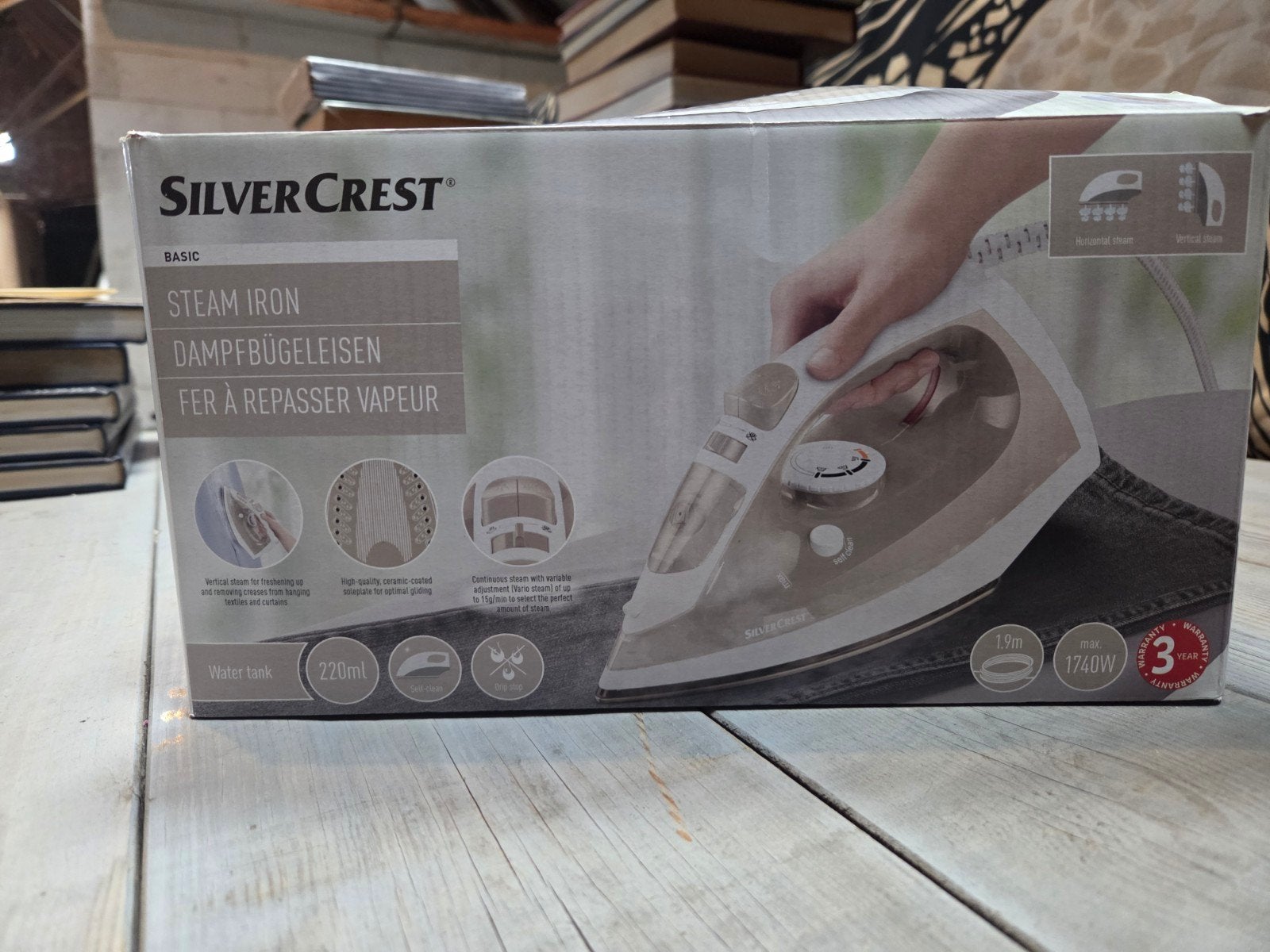 Silvercrest strijkijzer nog in verpakking, Witgoed en Apparatuur, Strijkijzers en Strijkplanken, Ophalen of Verzenden, Nieuw