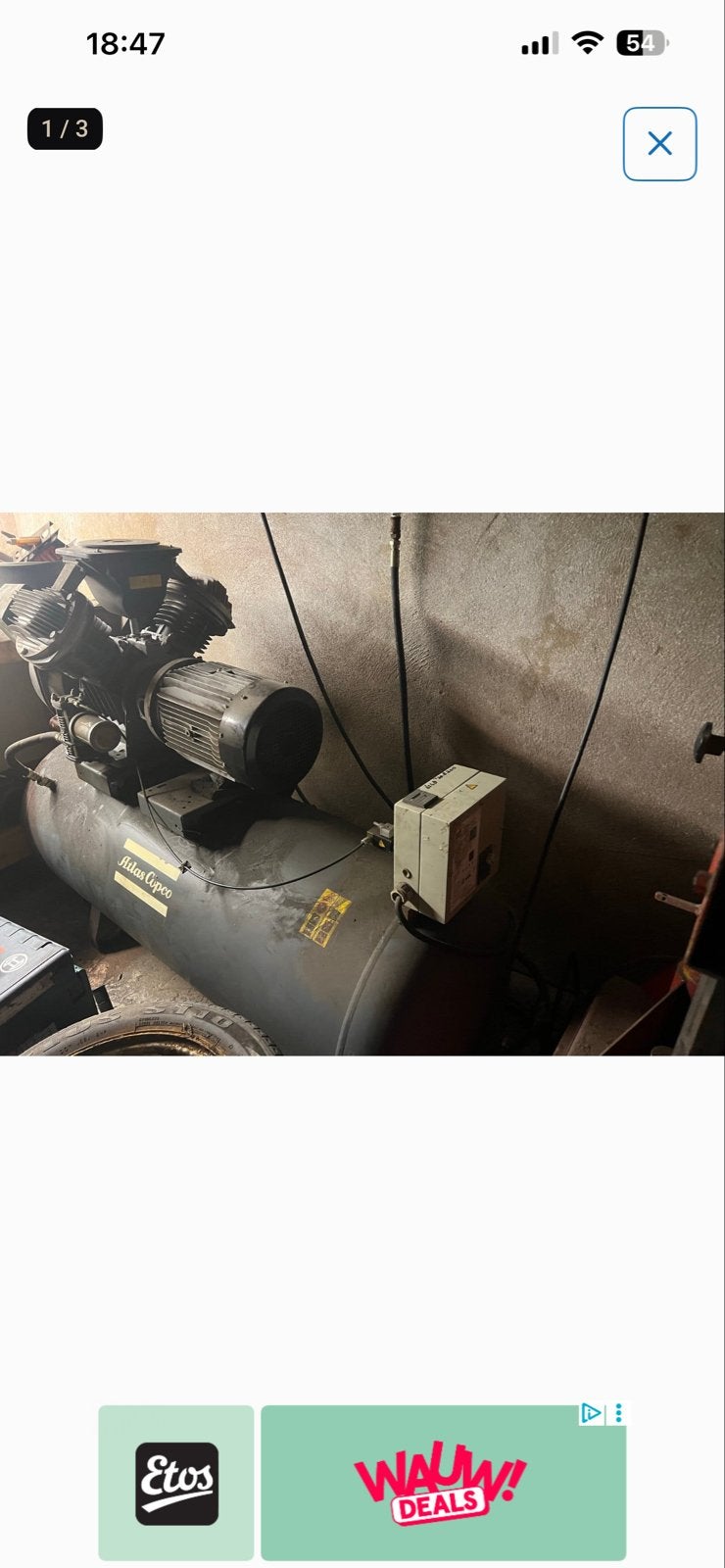 Atlas Copco LE75 10 UV Compressor - Gebruikt, Ophalen, Gebruikt