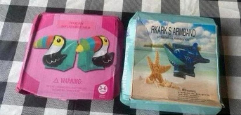 Zwembandjes Toekan en Haai - Nieuw in verpakking, Ophalen of Verzenden, Nieuw