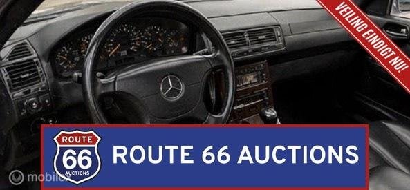 Mercedes-Benz SL 500 | 1995 | Route 66 Auctions, Auto's, Overige carrosserieën, Zwart, Mercedes-Benz, Bedrijf