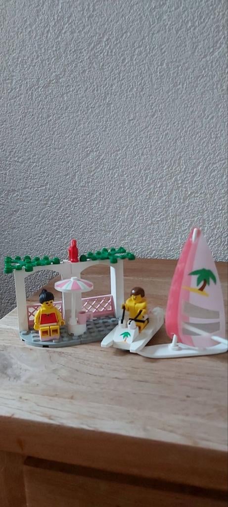 LEGO strandset met surfplank en boot (compleet), Kinderen en Baby's, Speelgoed | Duplo en Lego, Ophalen of Verzenden