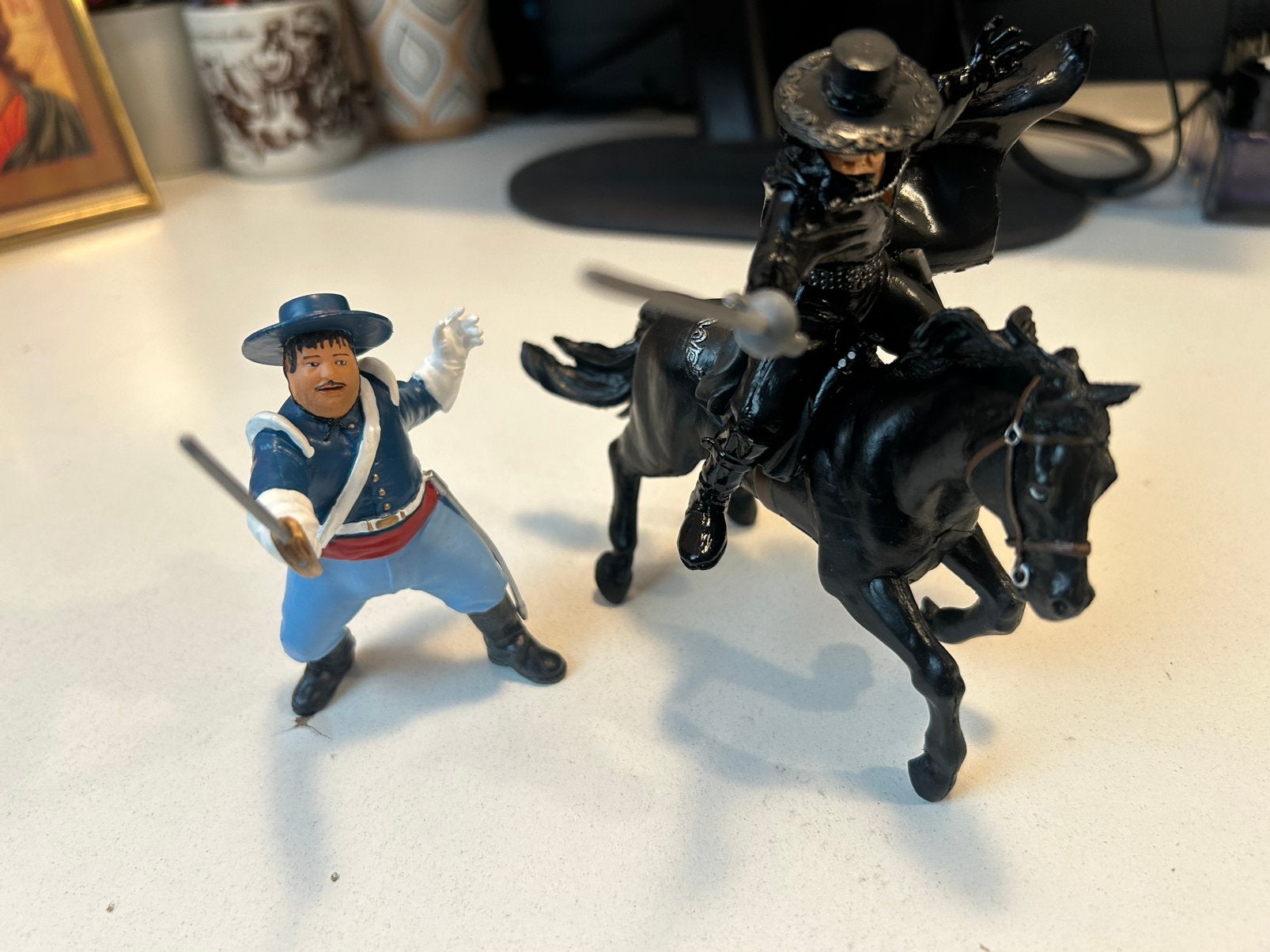Set Papo figuren Zorro, sergeant Garcia en Belphegor., Ophalen of Verzenden, Nieuw