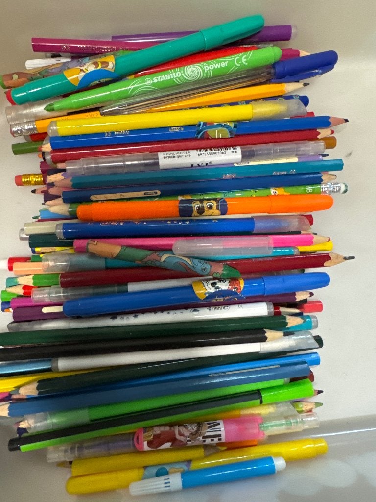 Tekenpenselen voor kinderen, Ophalen of Verzenden, Gebruikt