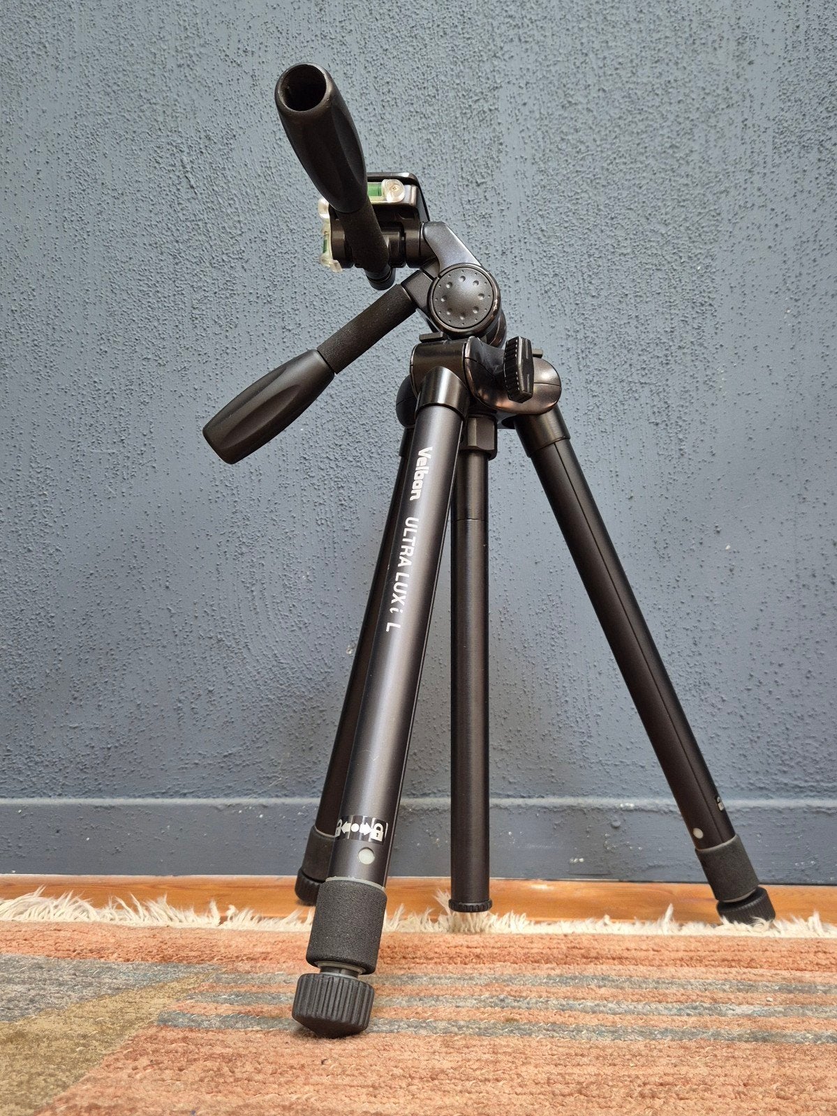 Velbon Ultra Luxi L statief met balhoofd en tas, Zo goed als nieuw, 150 tot 175 cm, Met balhoofd, Ophalen of Verzenden
