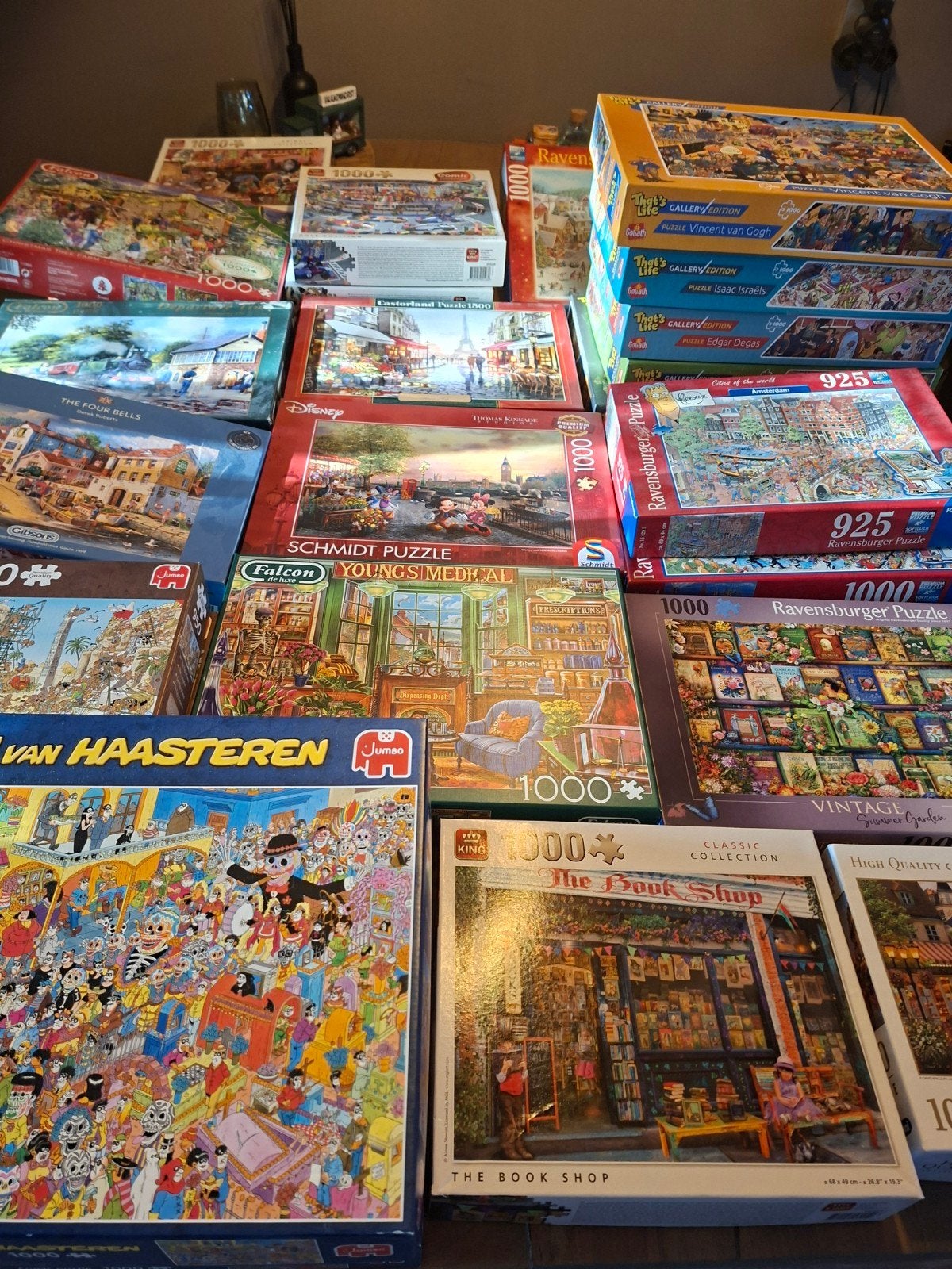 Diverse Legpuzzels - Verschillende Merken en Aantallen, Hobby en Vrije tijd, Ophalen, 500 t/m 1500 stukjes, Zo goed als nieuw