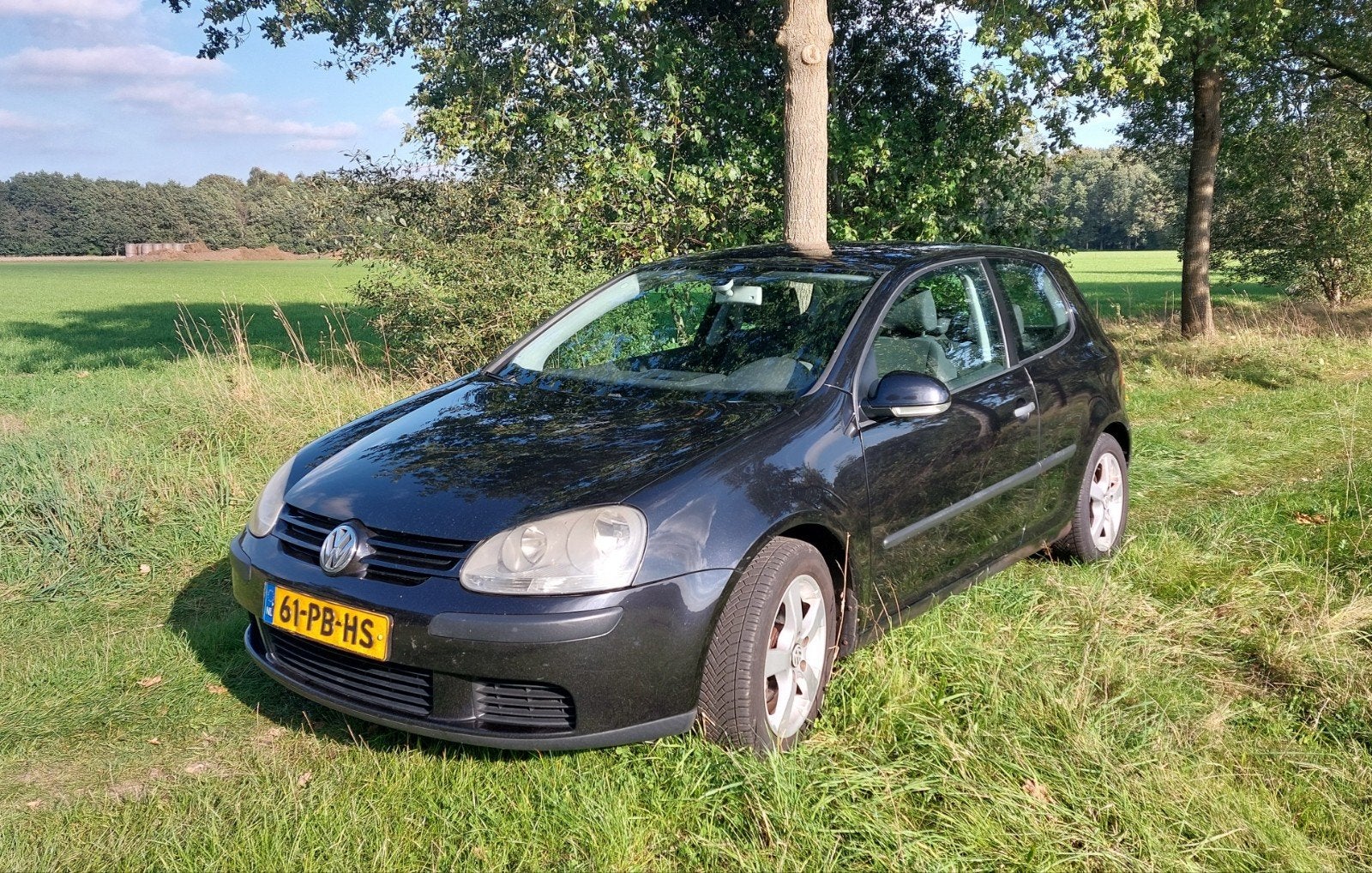 Volkswagen Golf 1.6 16V FSI 85KW 3D 2004 Zwart, Auto's, Voorwielaandrijving, 15 km/l, 4 cilinders, 620 kg