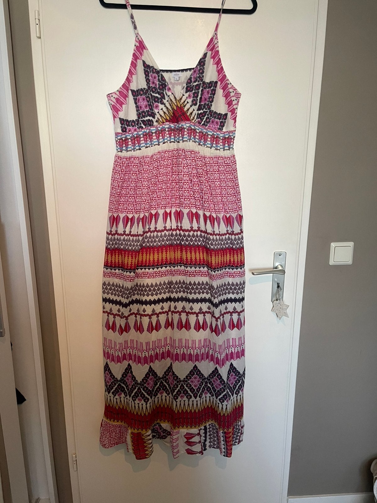 Natura zomerse boho / gypsie jurk maat xl, Maat 46/48 (XL) of groter, Ophalen of Verzenden, Zo goed als nieuw, Roze