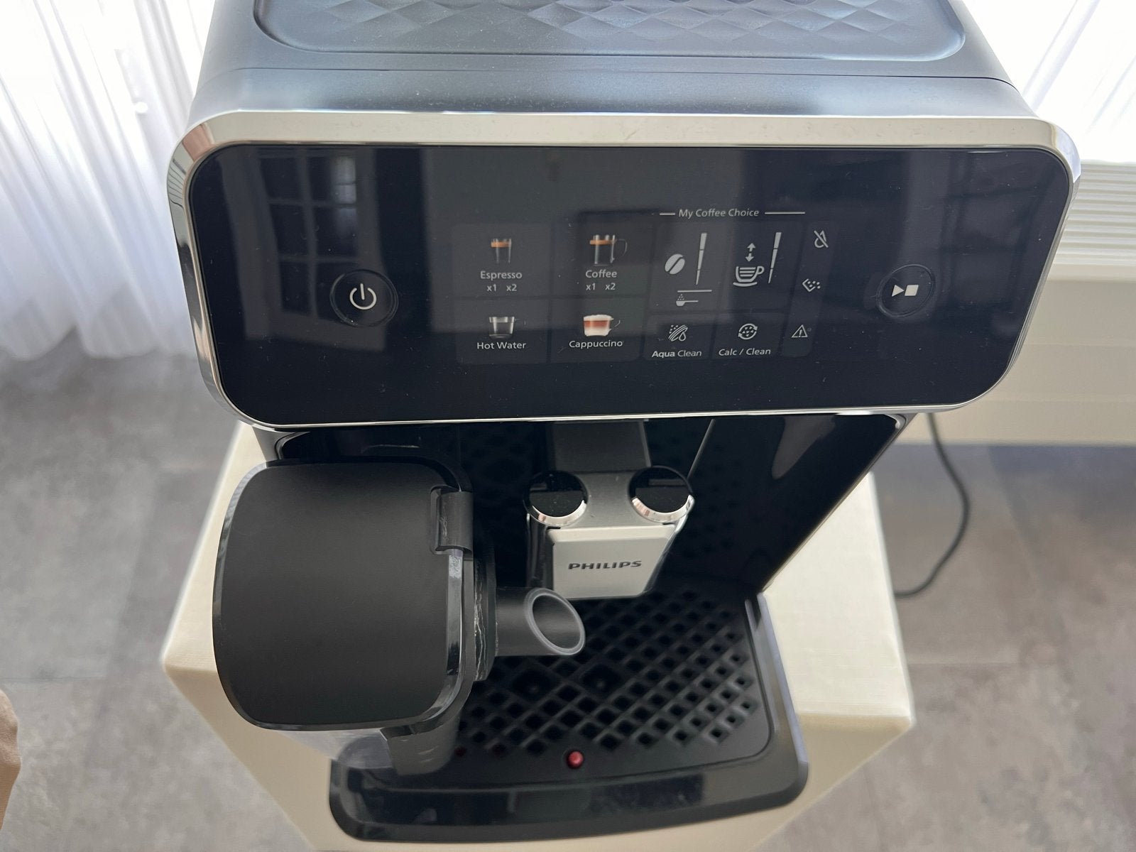 Philips LatteGo- Zwart, Ophalen, Afneembaar waterreservoir, Espresso apparaat, Koffiebonen