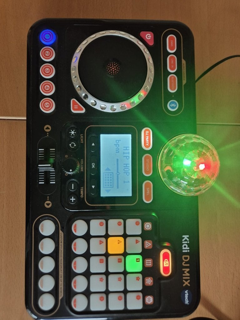 VTech Kidi DJ Mix met adapter, Ophalen of Verzenden, Zo goed als nieuw, 6 jaar of ouder