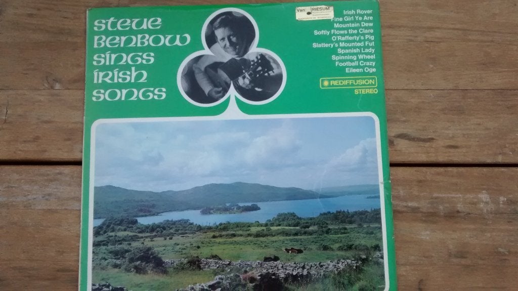 Folk LP - Steve Benbow sings Irish Songs, Ophalen of Verzenden, Zo goed als nieuw, Folk, LP