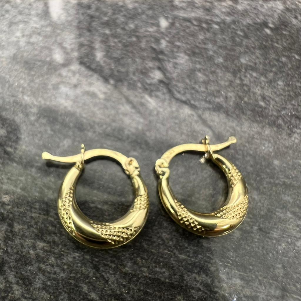 14k gouden oorbellen nieuw, Ophalen of Verzenden, Nieuw, Goud