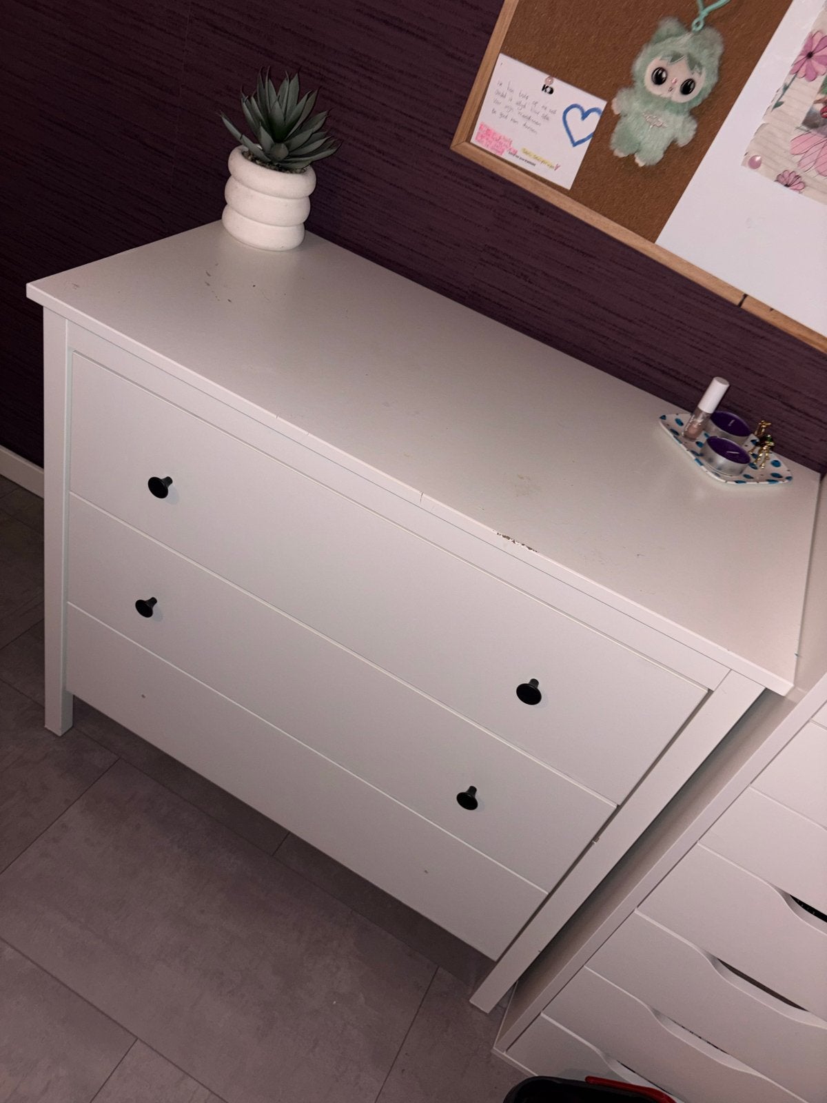IKEA Hemnes ladekast wit met gebruikssporen zsm weg, Ophalen, Gebruikt, 50 tot 100 cm, 3 of 4 laden