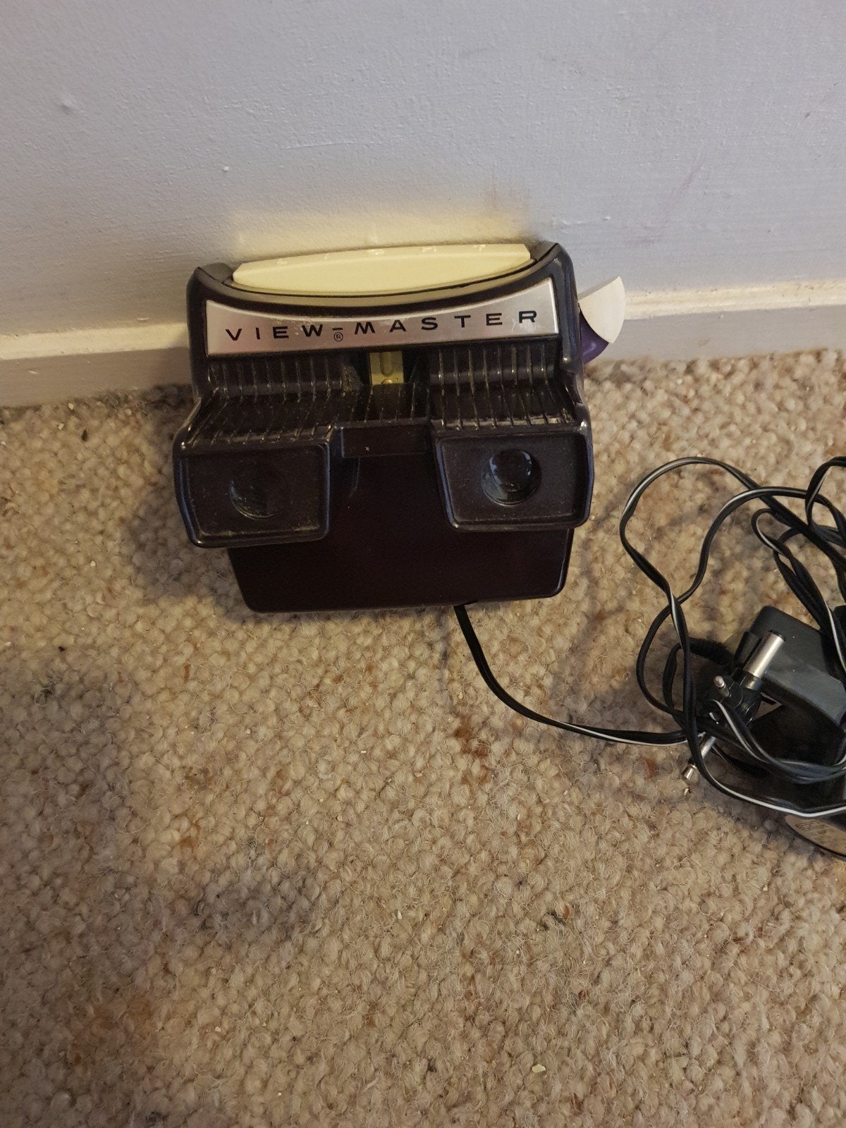 Viewmaster met licht., Ophalen