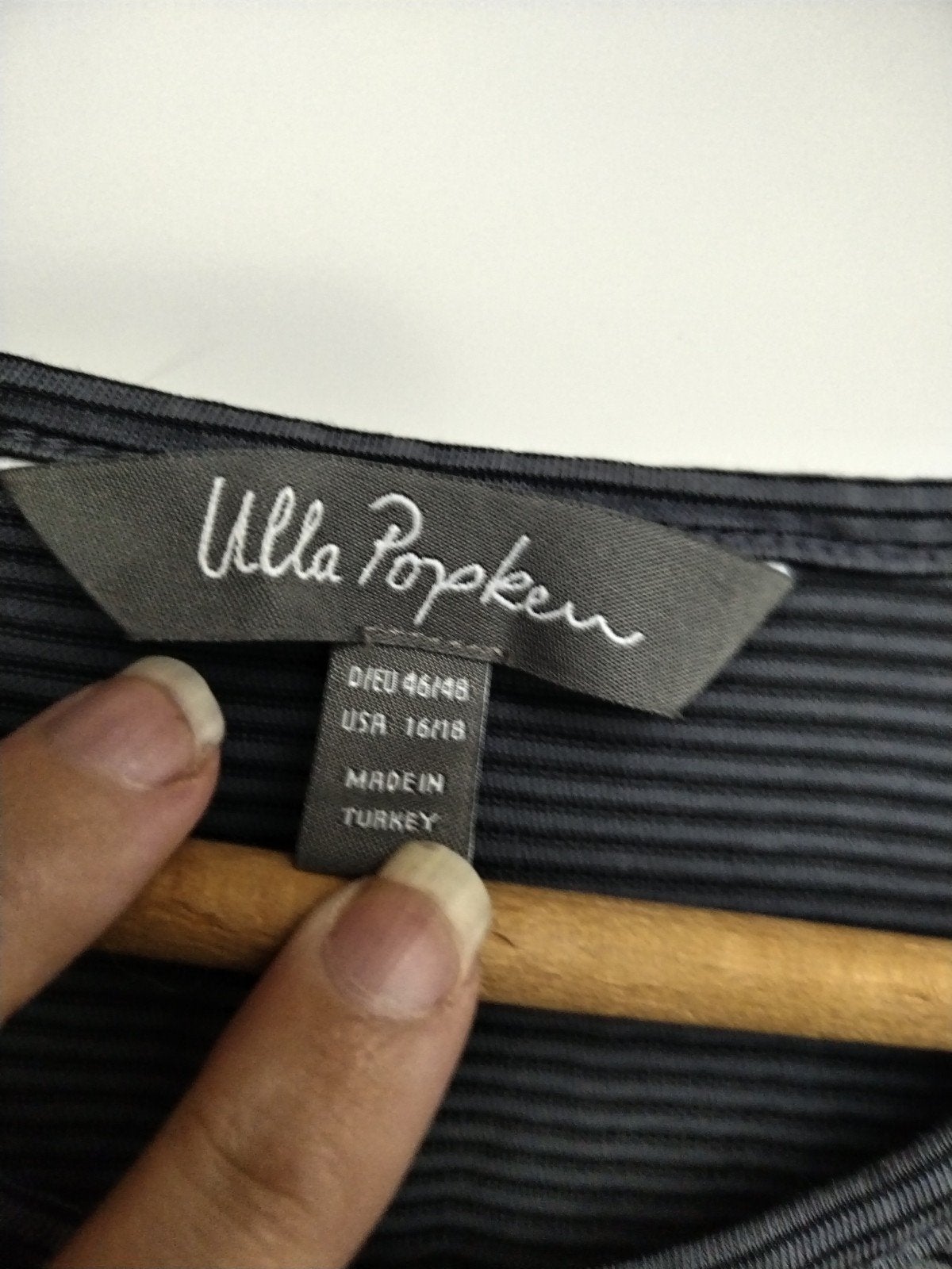 Ulla Popken gestreepte tuniek/shirt maat 46/48 (XL), Maat 46/48 (XL) of groter, Ulla Popken, Ophalen of Verzenden, Zo goed als nieuw