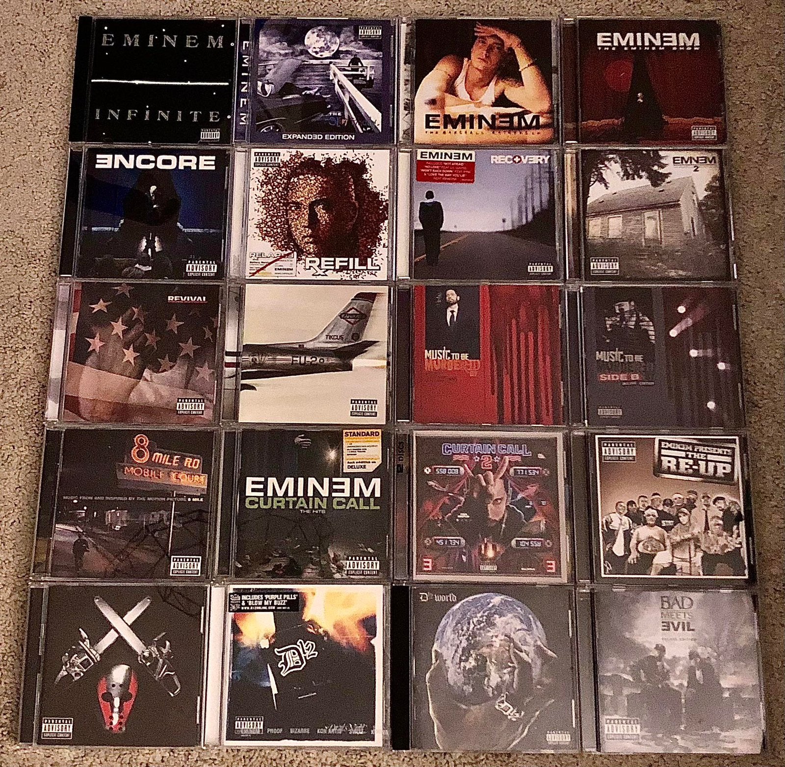 Eminem cd collectie, Ophalen of Verzenden, Zo goed als nieuw