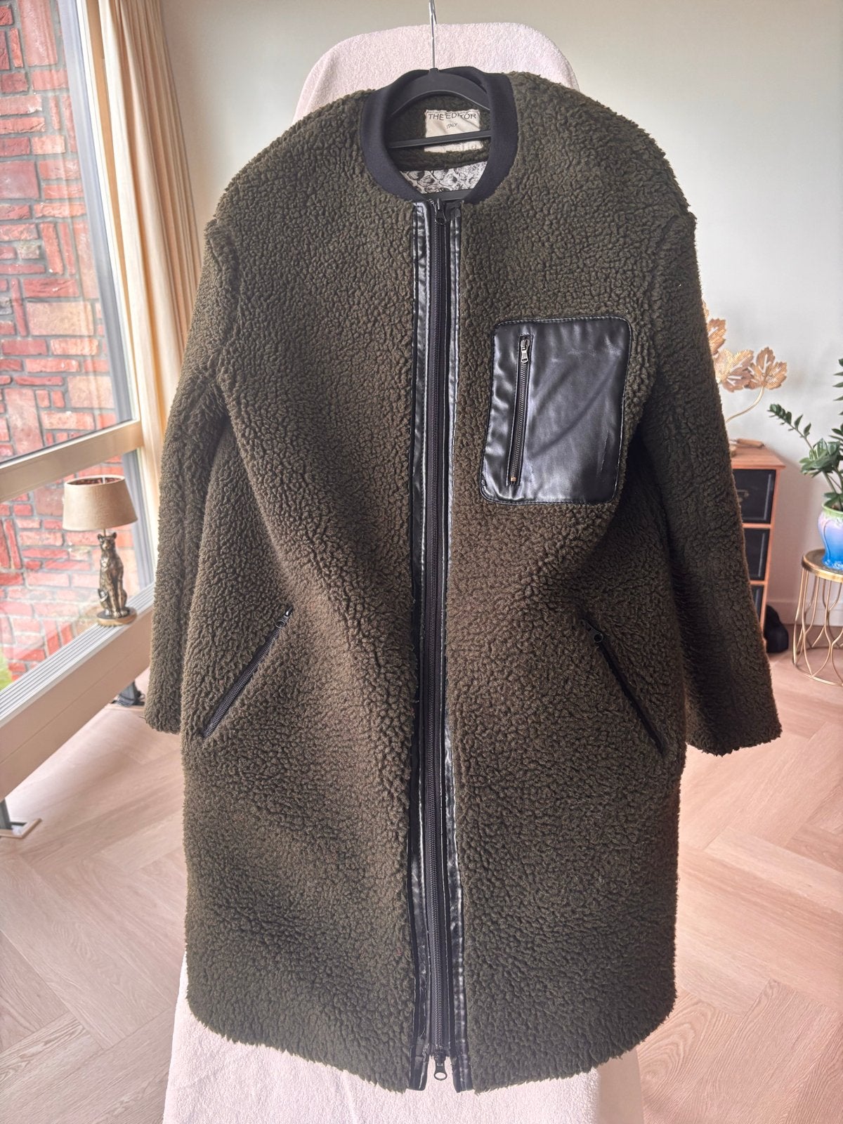 The Editor Italia Teddy Jas Maat 40-42, Ophalen of Verzenden, Gedragen, Maat 38/40 (M), Groen