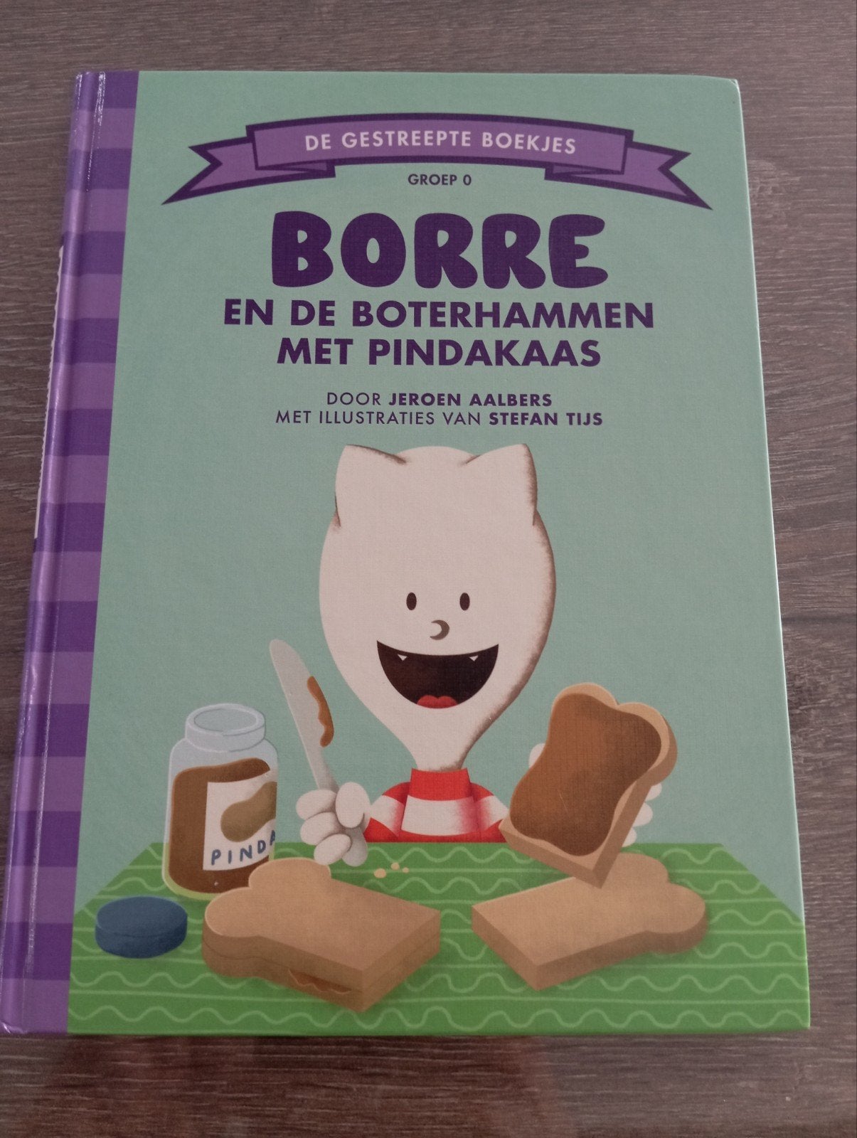 Borre en de boterhammen met pindakaas, Fictie algemeen, Jongen of Meisje, Ophalen of Verzenden, Zo goed als nieuw