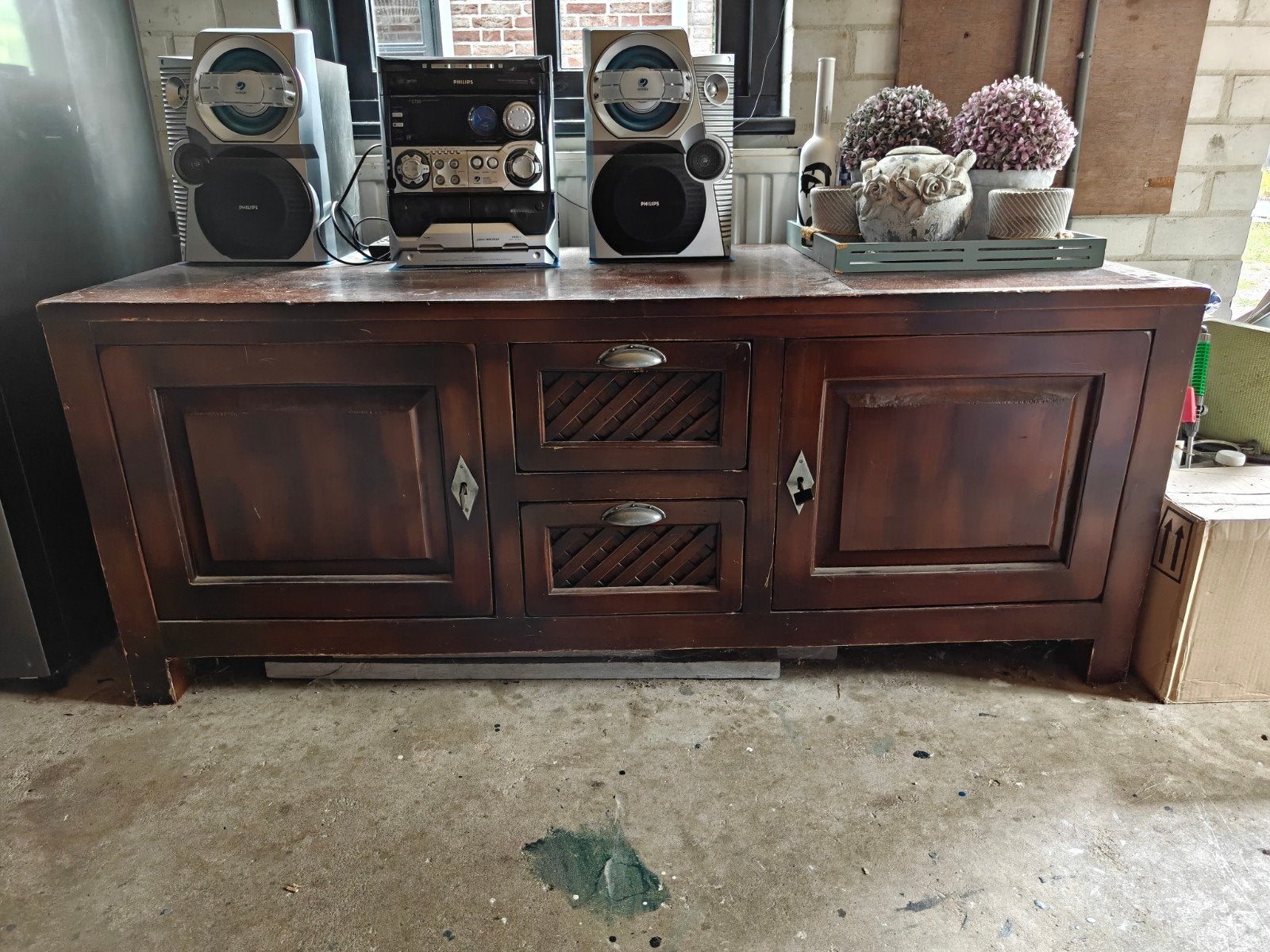Dressoir met lades en kast ruimte ideaal voor terrarium, Ophalen, 50 tot 75 cm, 100 tot 150 cm