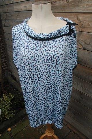 Blouson Paprika blauw/ aqua mt XXXXL Vaste prijs OPRUIMING, Blauw, Blouse of Tuniek, Ophalen of Verzenden, Zo goed als nieuw