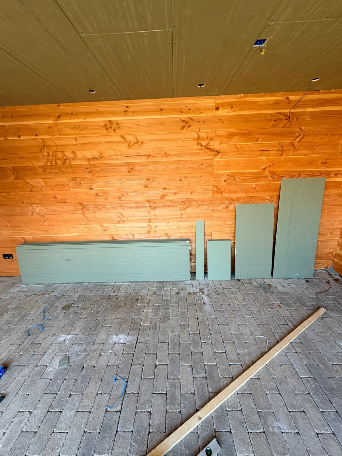 Gipsplaat voor vochtige ruimte 2600 x 600 x 9,5 mm, Ophalen, Nieuw