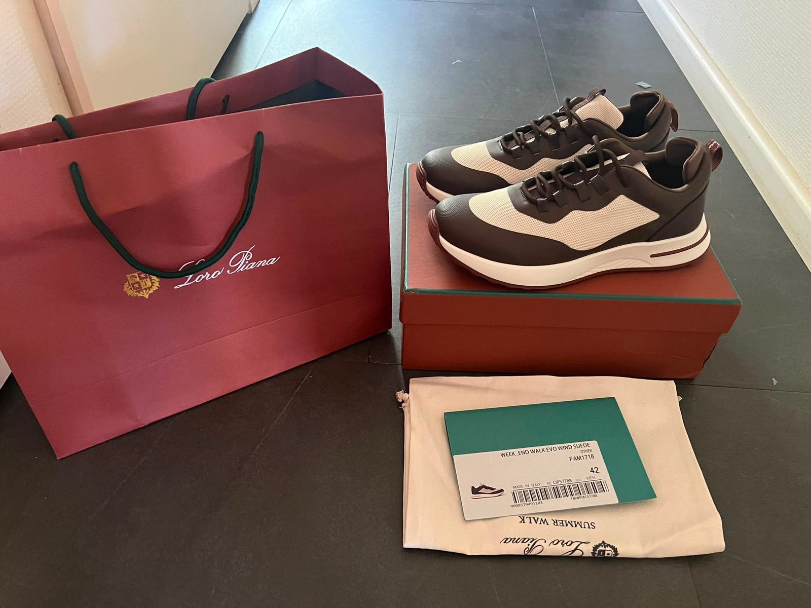Loro piana weekend walk sneaker maat 42, Kleding | Heren, Schoenen, Ophalen of Verzenden, Zo goed als nieuw, Blauw
