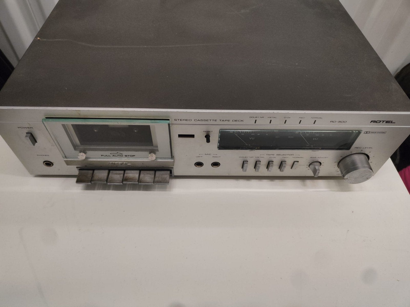 Rotel RD-500 cassette deck, Ophalen of Verzenden, Overige merken