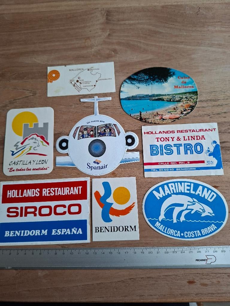 Stickers Spanje, Verzamelen, Verzenden, Zo goed als nieuw, Overige typen