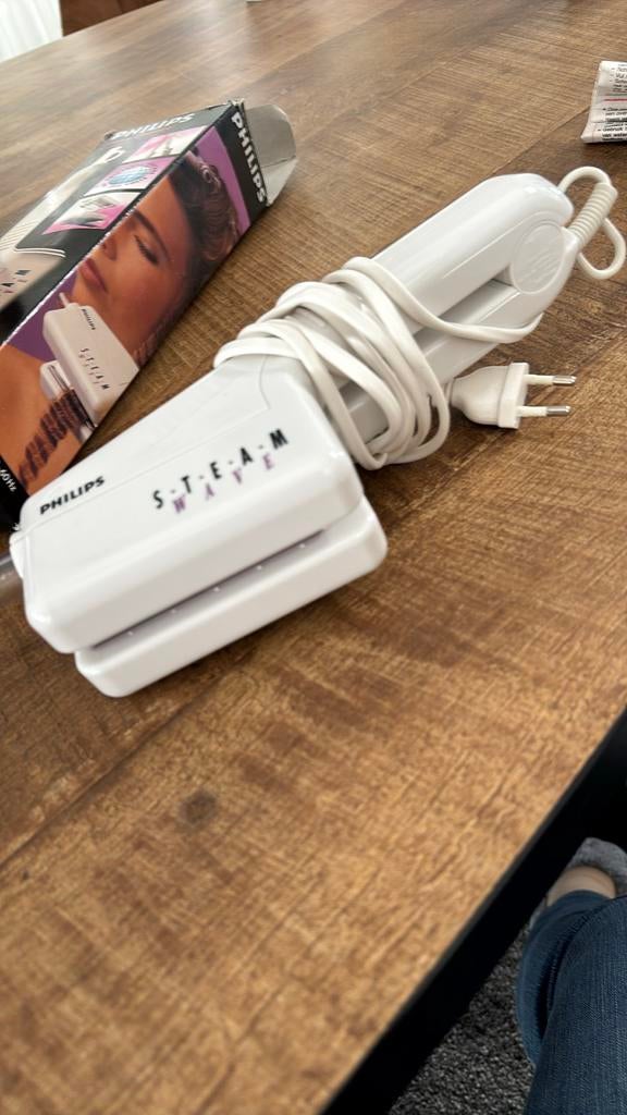 Philips Steam Wave haarstyler, Ophalen of Verzenden, Gebruikt, Krultang of Stijltang