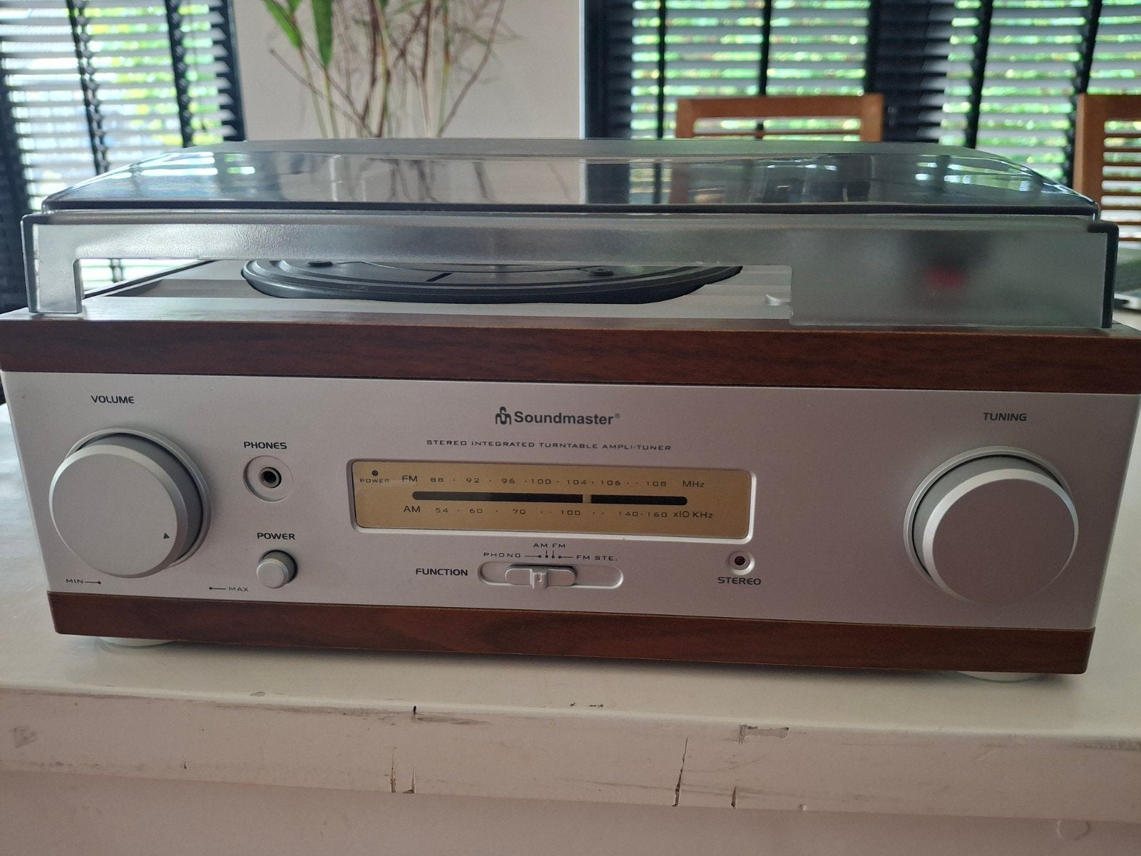 Soundmaster Platenspeler met radio - Zo goed als nieuw, Audio, Tv en Foto, Ophalen, Zo goed als nieuw, Platenspeler, Overige merken